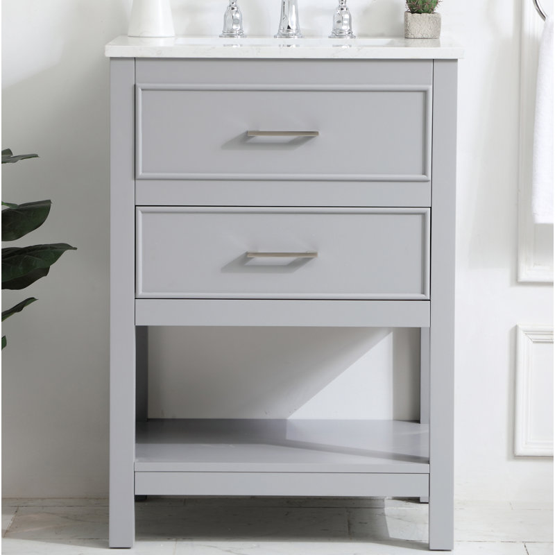 Highland Dunes Goodin 24" Single Bathroom Vanity Set & Reviews Wayfair